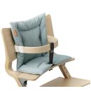Leander Hochstuhl Sitzkissen Misty blue