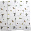 Biba 3er-Pack B&auml;renstark Mullwindel bunt 80 x 80cm