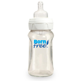 BornFree Glas-Antikolikflasche mit Silikonsauger Gr 1 260ml