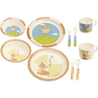 Playshoes 5-teiliges Kinder-Essgeschirr