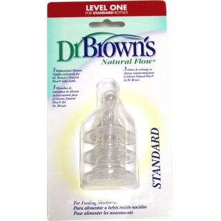 3er-Pack Dr Browns Silikon-Sauger f&uuml;r Normalflaschen